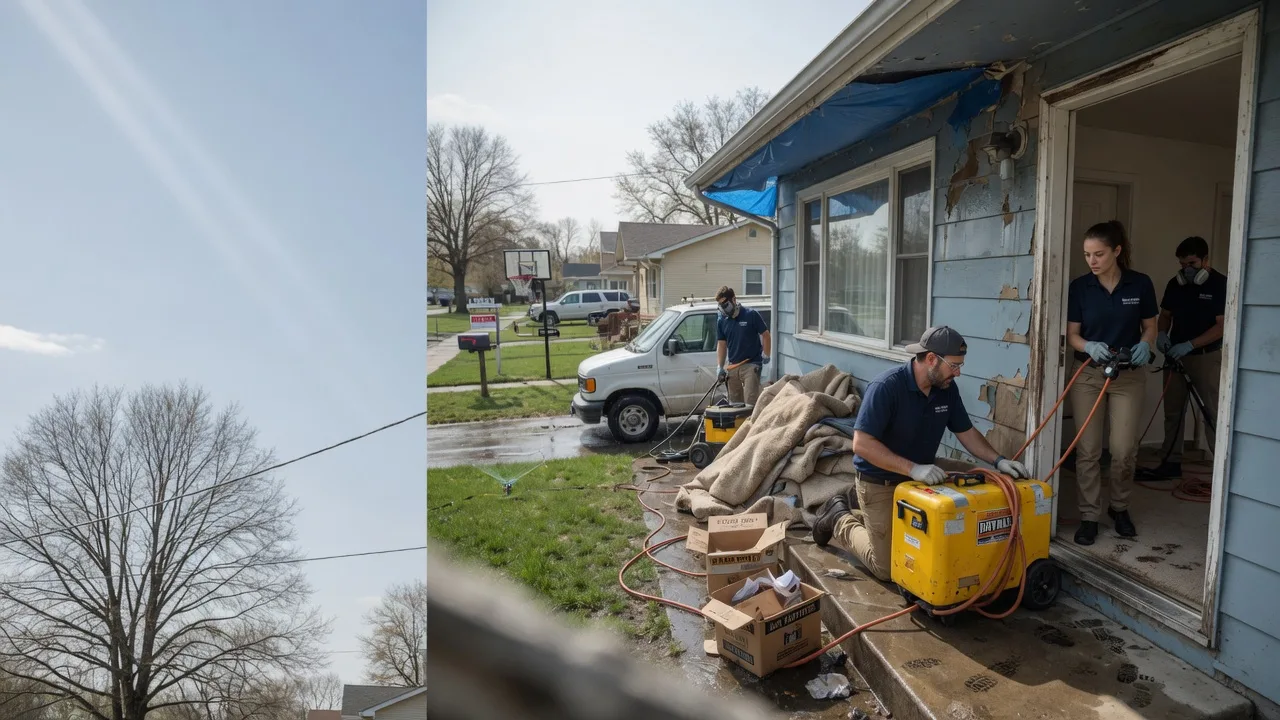 Basement Flood Cleanup in Du Bois, IL near me